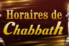 Horraire Chabbat 