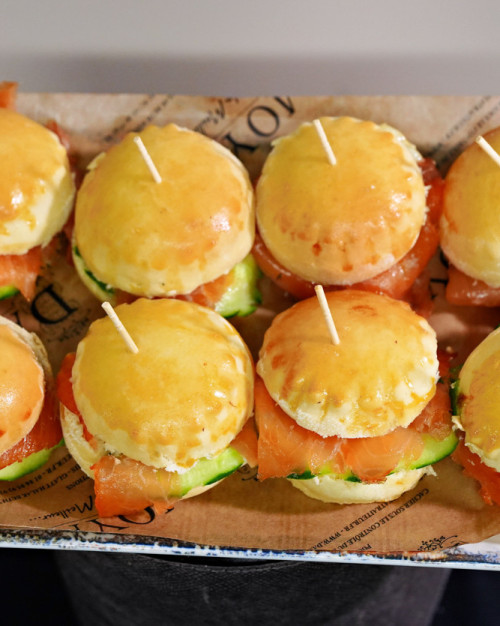 Navette Saumon Concombre – 20 pièces