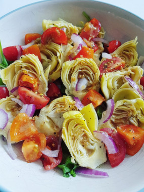 Salade d’artichaut fenouils et fèves 