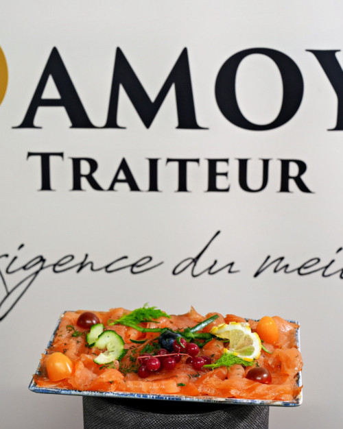 Plateau de saumon fumé ( 10 personnes )
