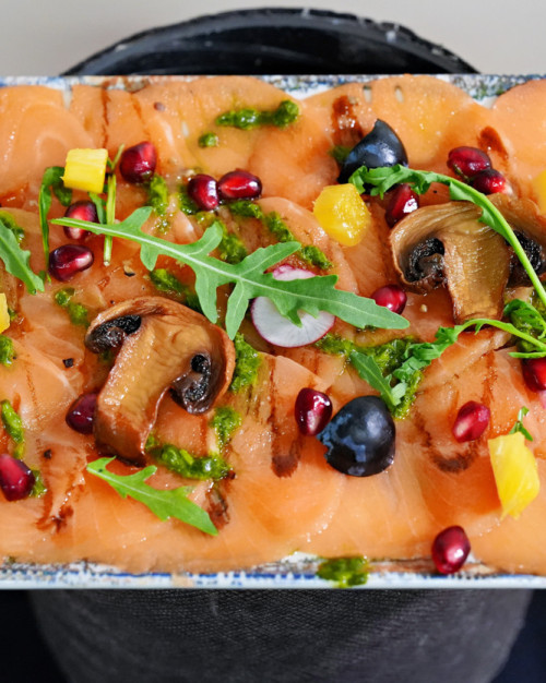 Carpaccio de Saumon 2-4 personnes