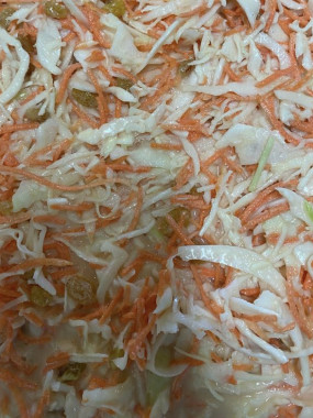 Coleslaw avec raisin sec