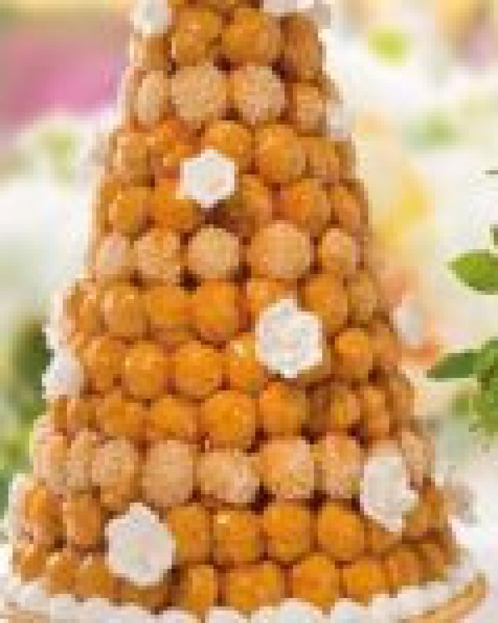 Pièce montée 60 choux pour 20 à 30 personnes