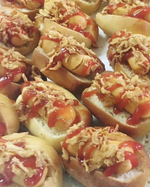 Box mini hot dog crunchy - 5 pièces