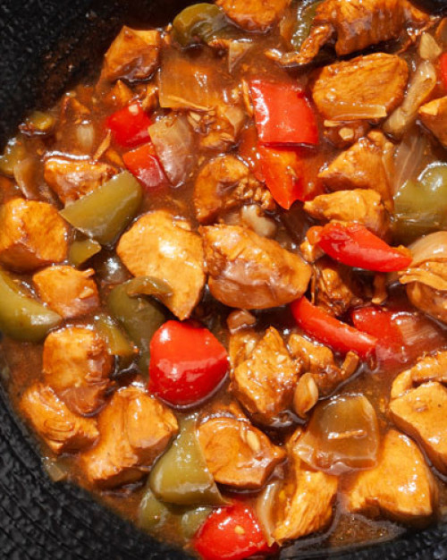 Poulet chinois caramélisé