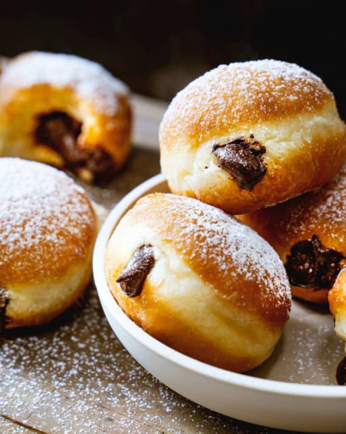 Beignet Fourré à la pâte à tartiner x 4