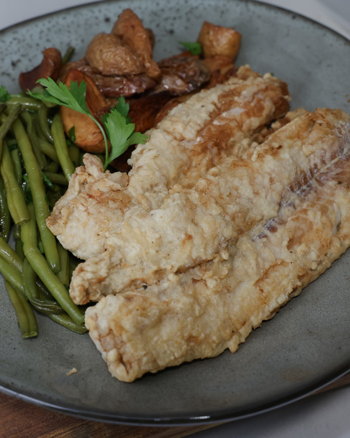 Filet de poisson pané - Riz Blanc 