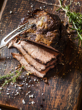 Rôti de boeuf 2 tranches avec sauce