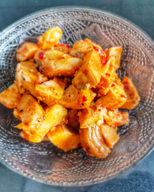 Artichauts et oignons confits 